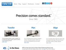 Tablet Screenshot of diacorinc.com